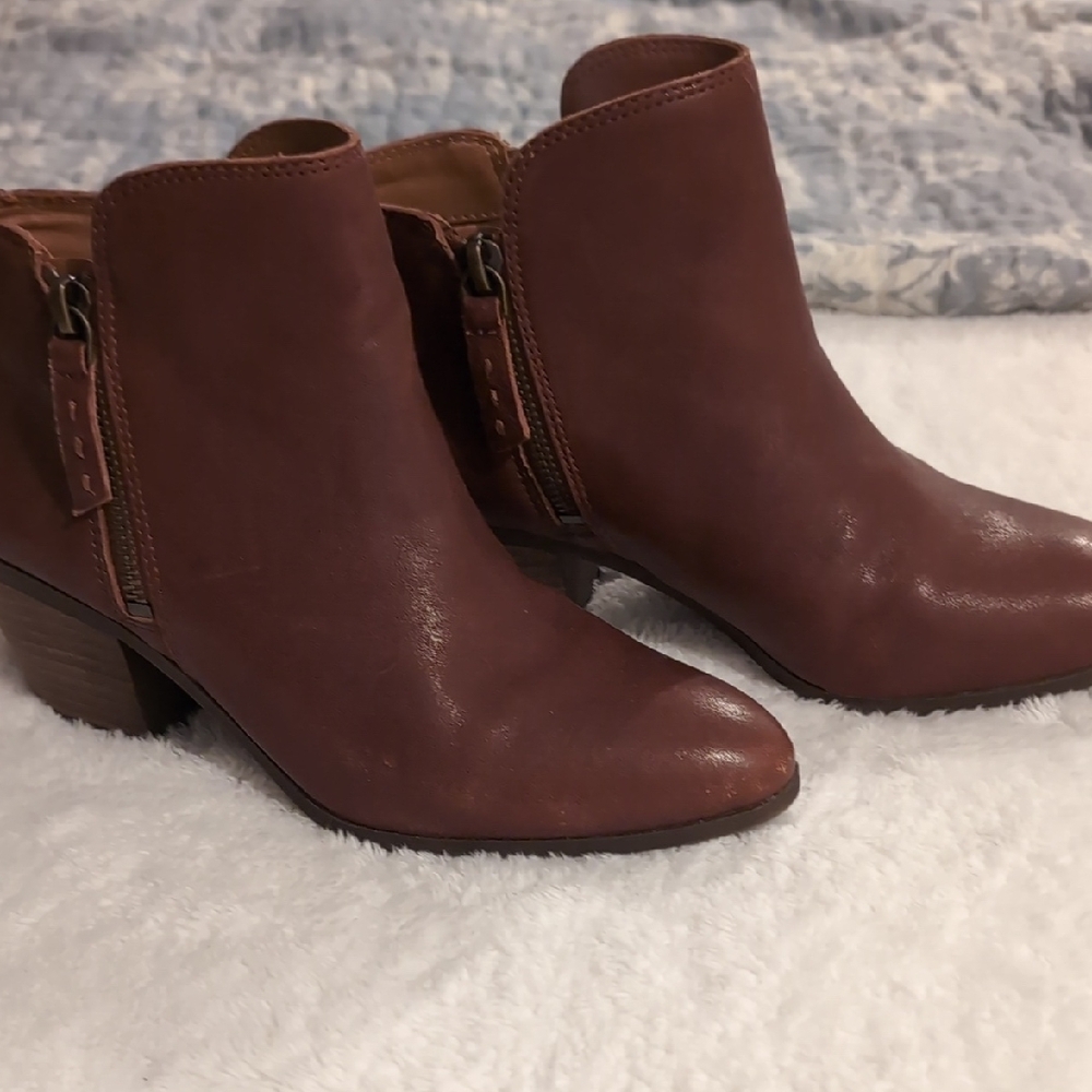 Frye Women's Brown Ankle Boots 6.5 leather